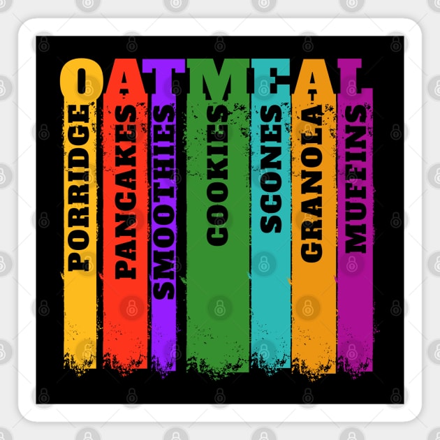 Vintage Oatmeal Lovers Magnet by HolidayBug